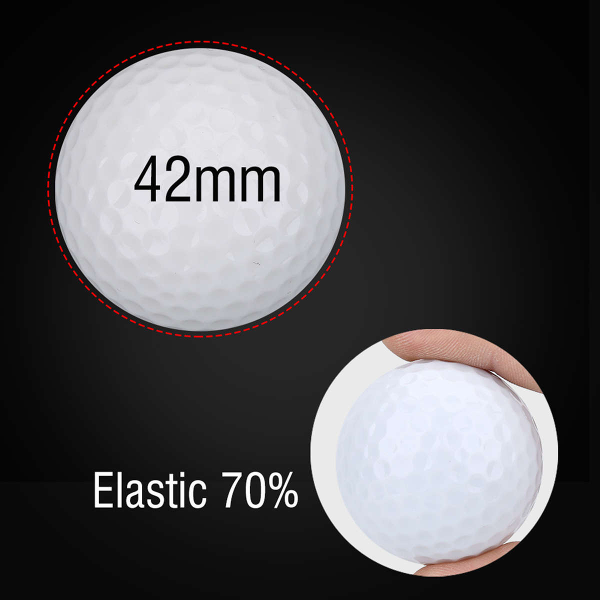 (Green)1Pc Electronic LED Lighting Ball For Dark Night Sport Practice CH