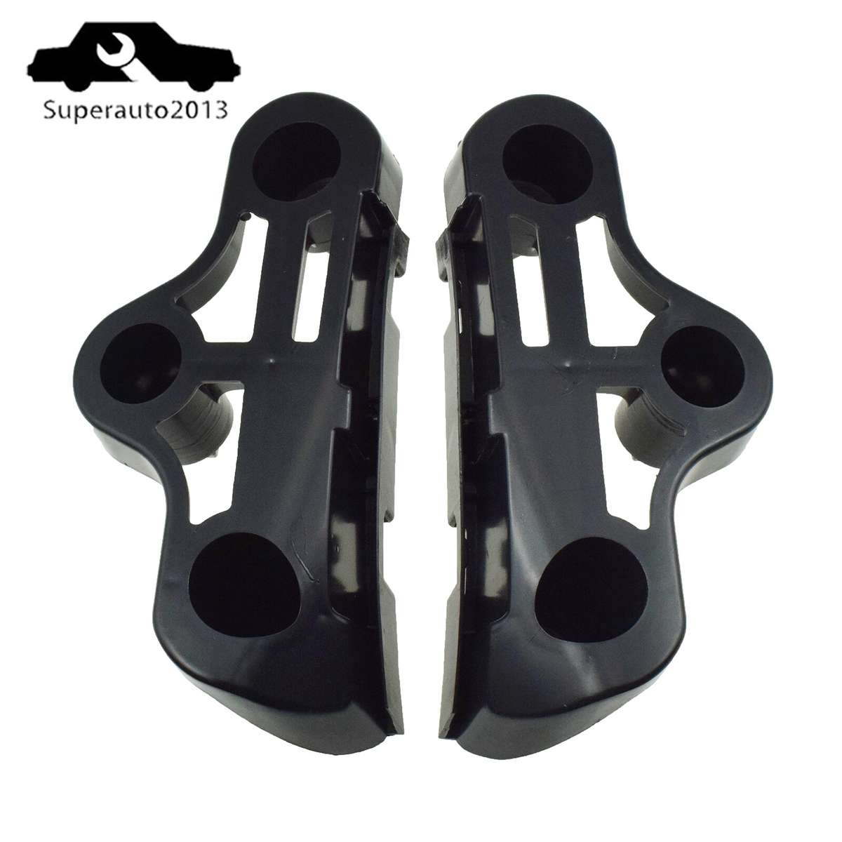 Pair Left & Right Front Bumper Mounting Bracket Set For Toyota Sequoia 2007-2021