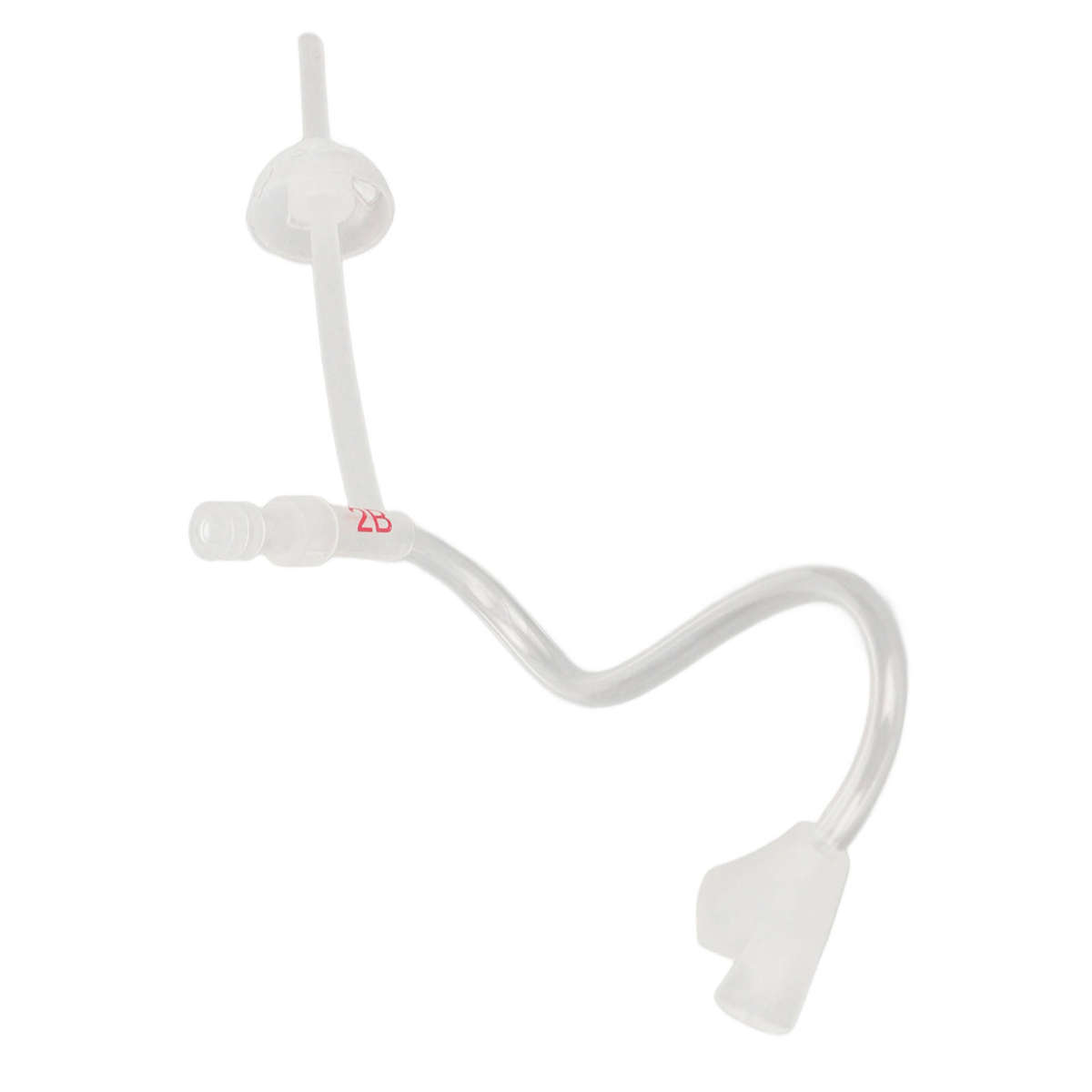 5pcs BTE Sound Aid Replacement Slim Tubes 2B Size Sound Amplifier Tubes With CHW