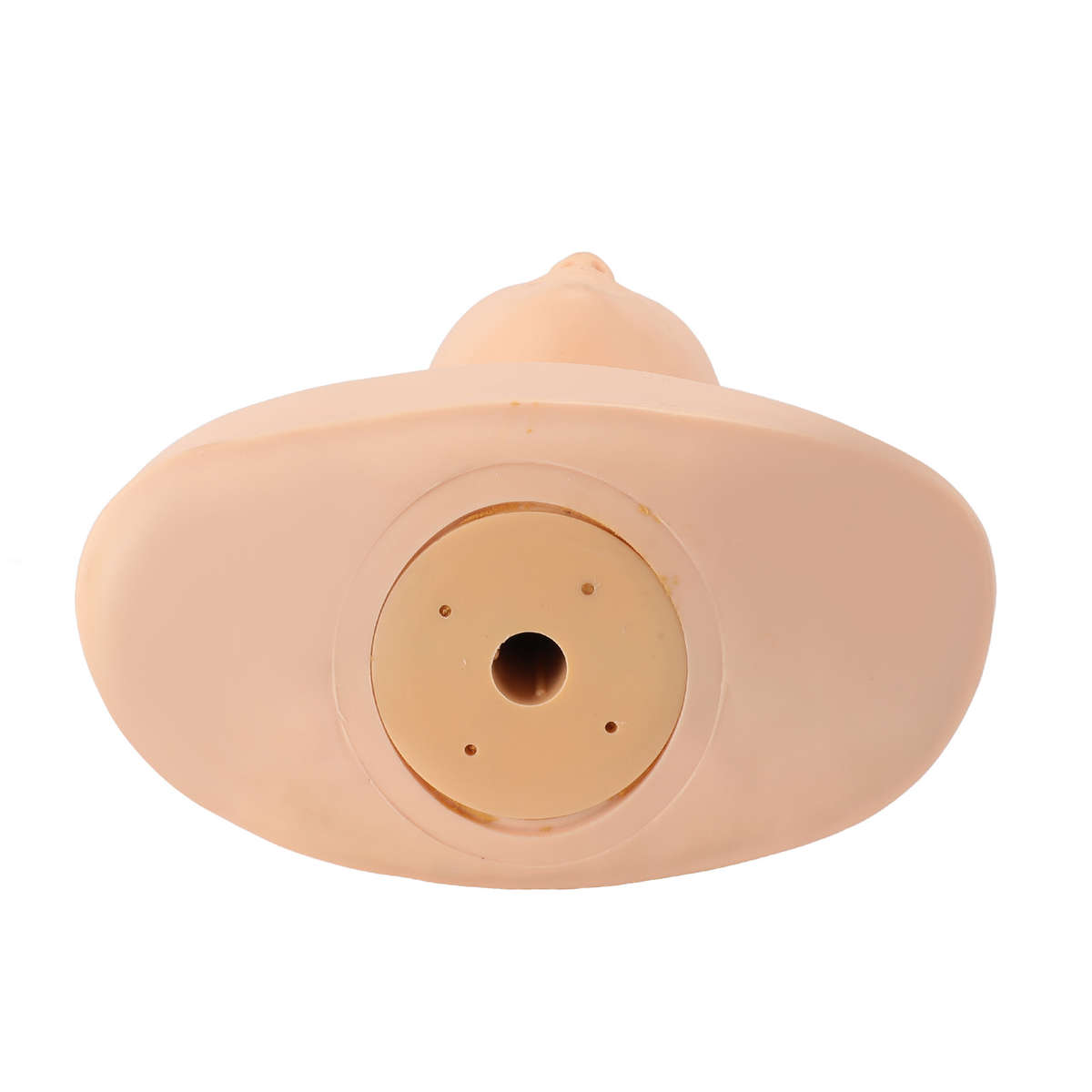 Bald Cosmetology Mannequin Head Soft Silicone Acupuncture Makeup E CHW