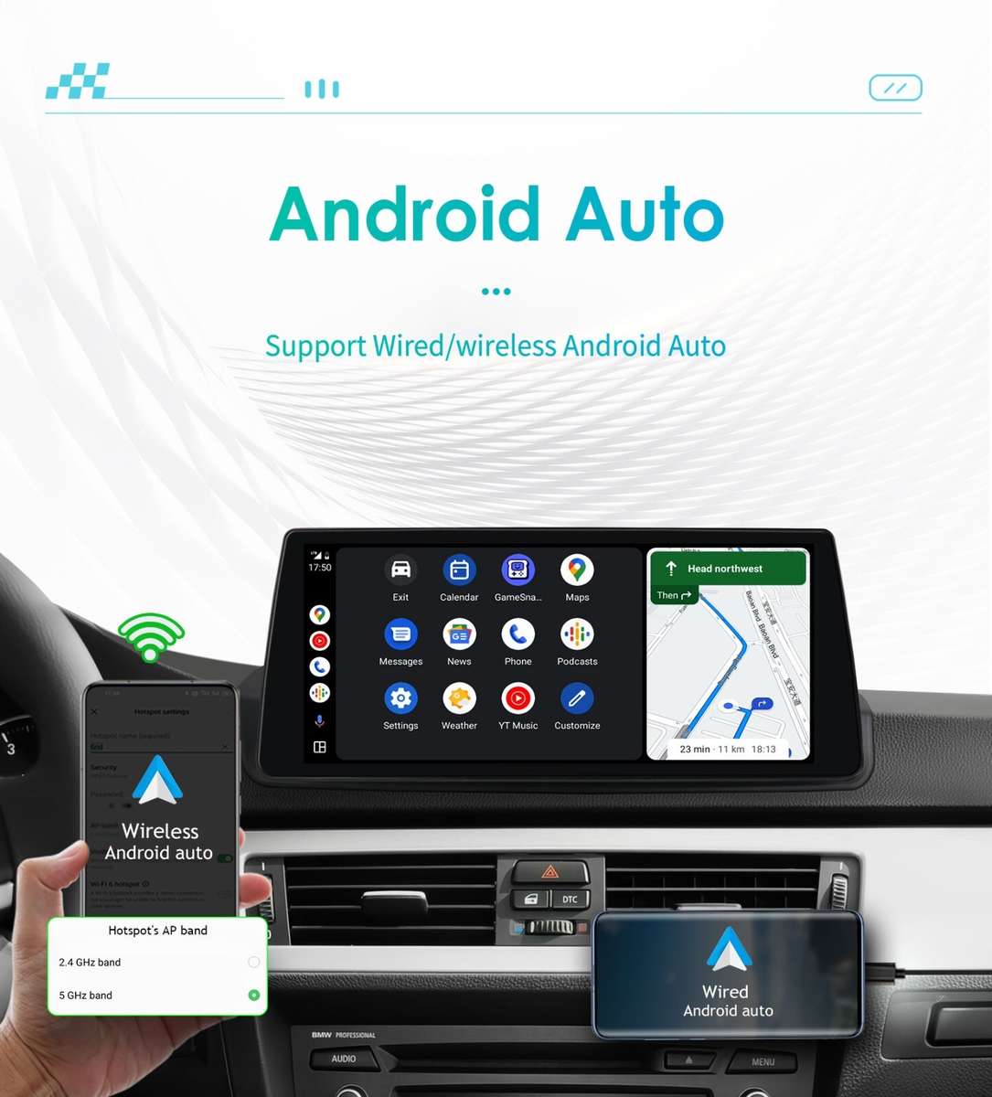 Android 13 For BMW 3 Series E90 330i 335i 2005-12 Carplay Stereo Radio GPS 8Core