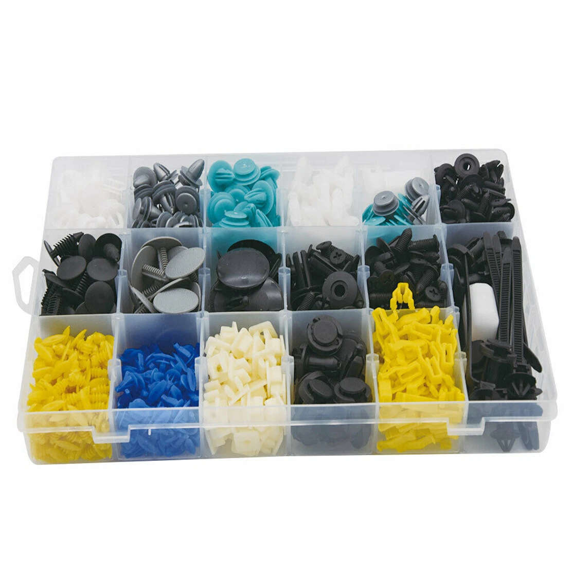 730Pcs Plastic Car Body Push Pin Rivet Fasteners Trim Moulding Clip Assortments