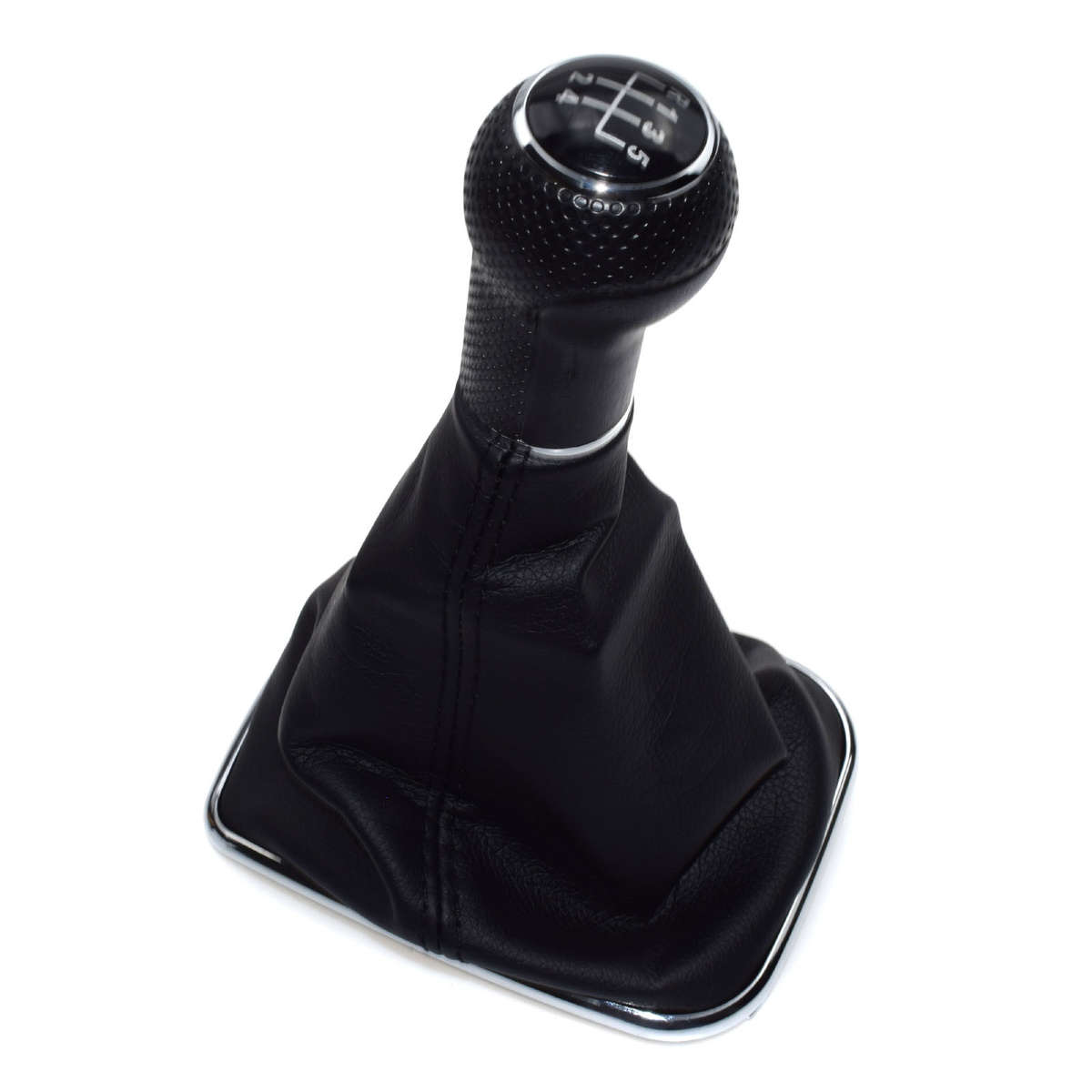 PU Leather 5 Speed Gear Stick Shift Gaiter Boot Lever Knob for VW Jetta 02-12
