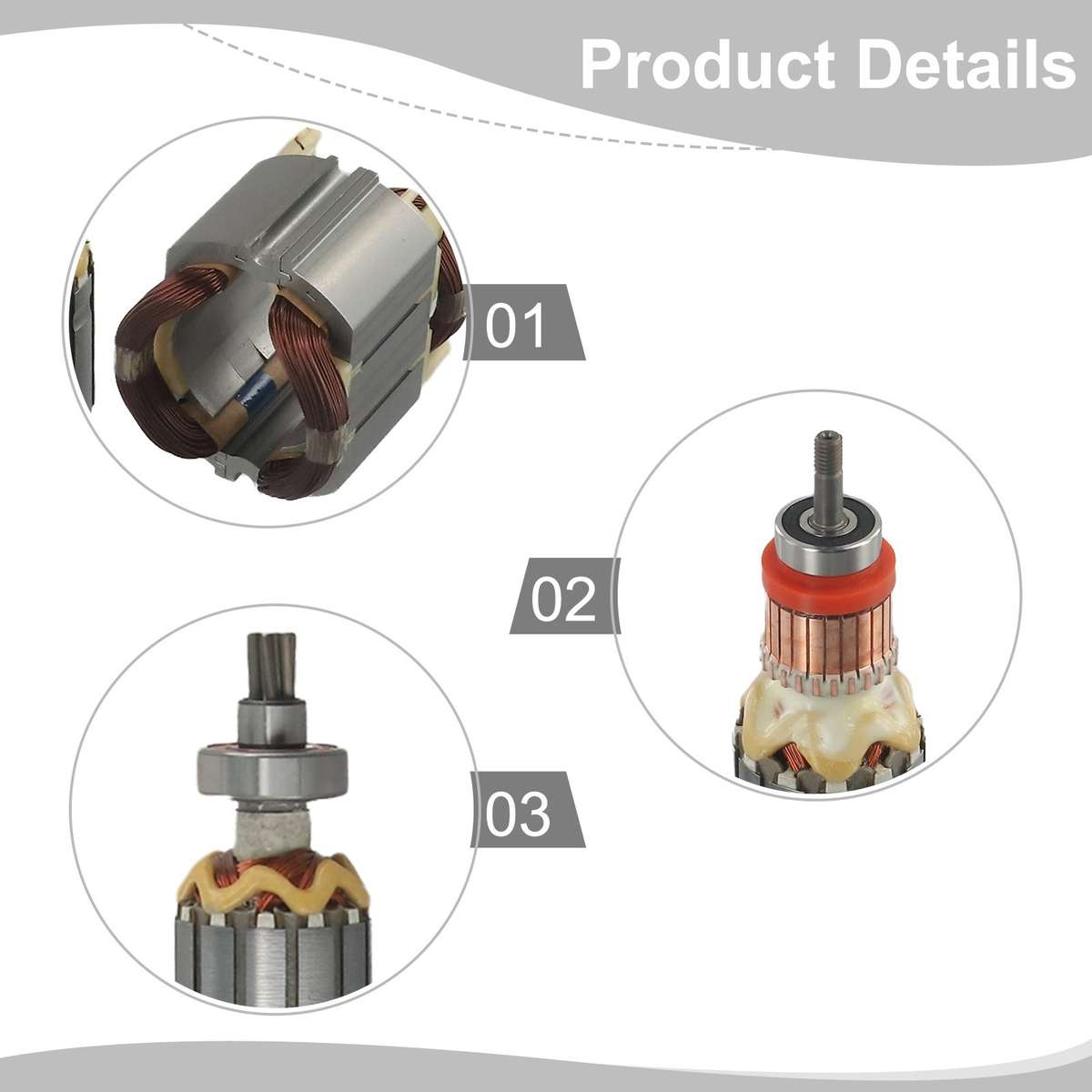 Replacement Parts Stator For ROTOR And Carbon Brushes For HR4003C Tool