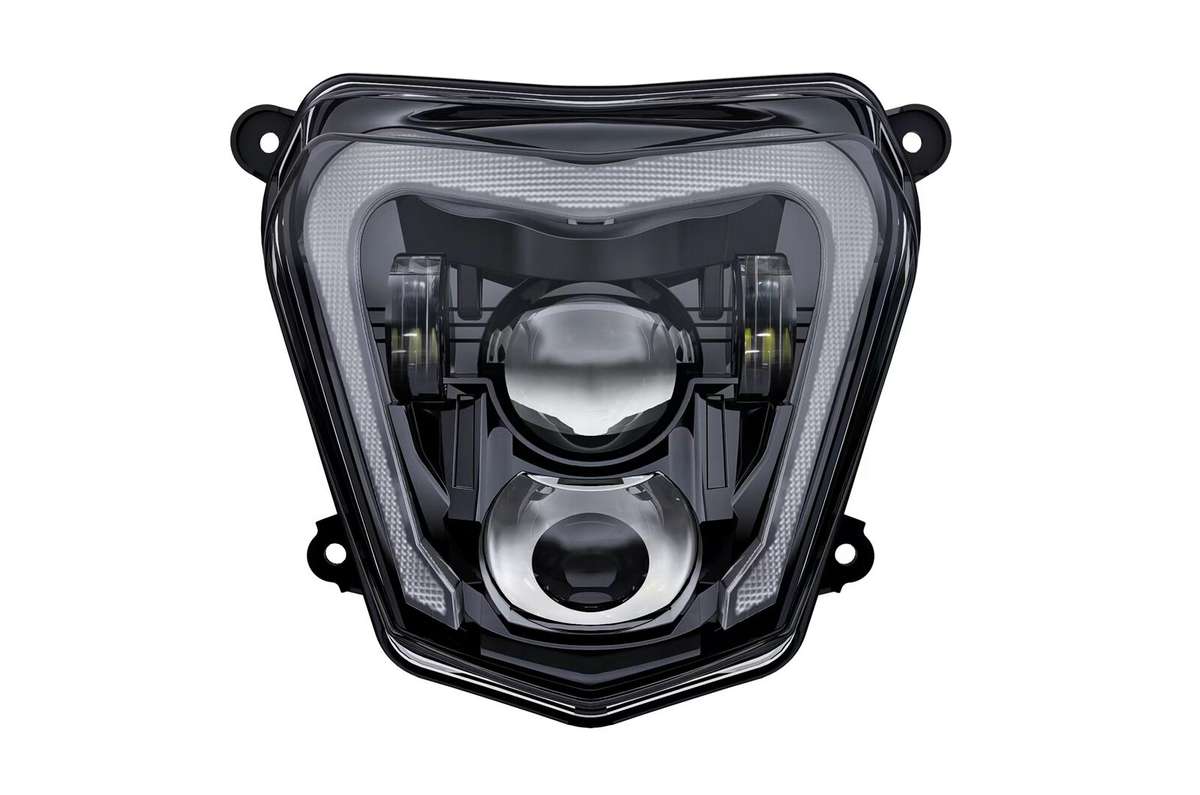 For KTM 690 Duke 2013-2018 690R LED Headlight Assembly Adjustable Beam DRL