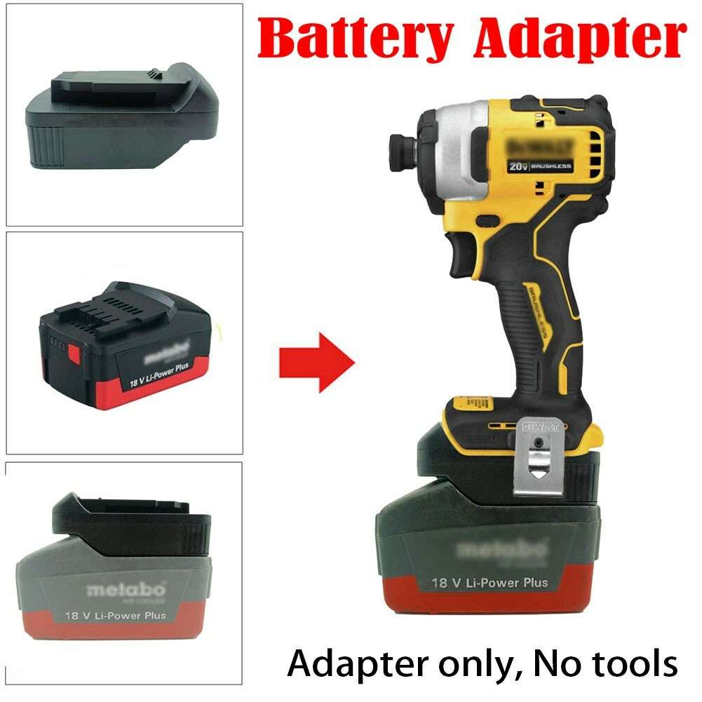 Battery Adapter For 18V Li-Ion Battery-To For Dewalt 20V DCB Tool-Adapter
