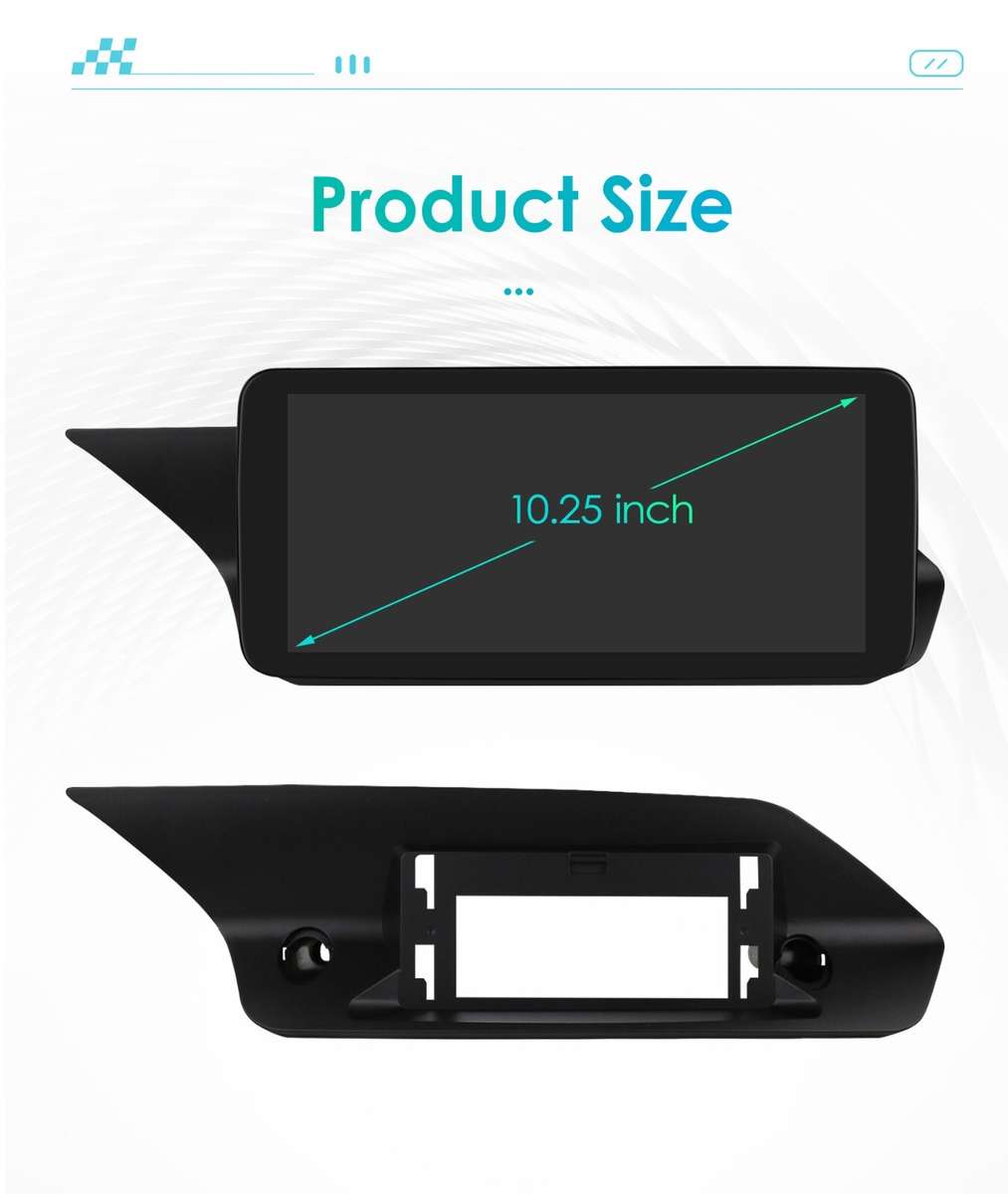 10.25''Android For Mercedes Benz E Class W212 2010-2012 Car GPS Radio Stereo DSP