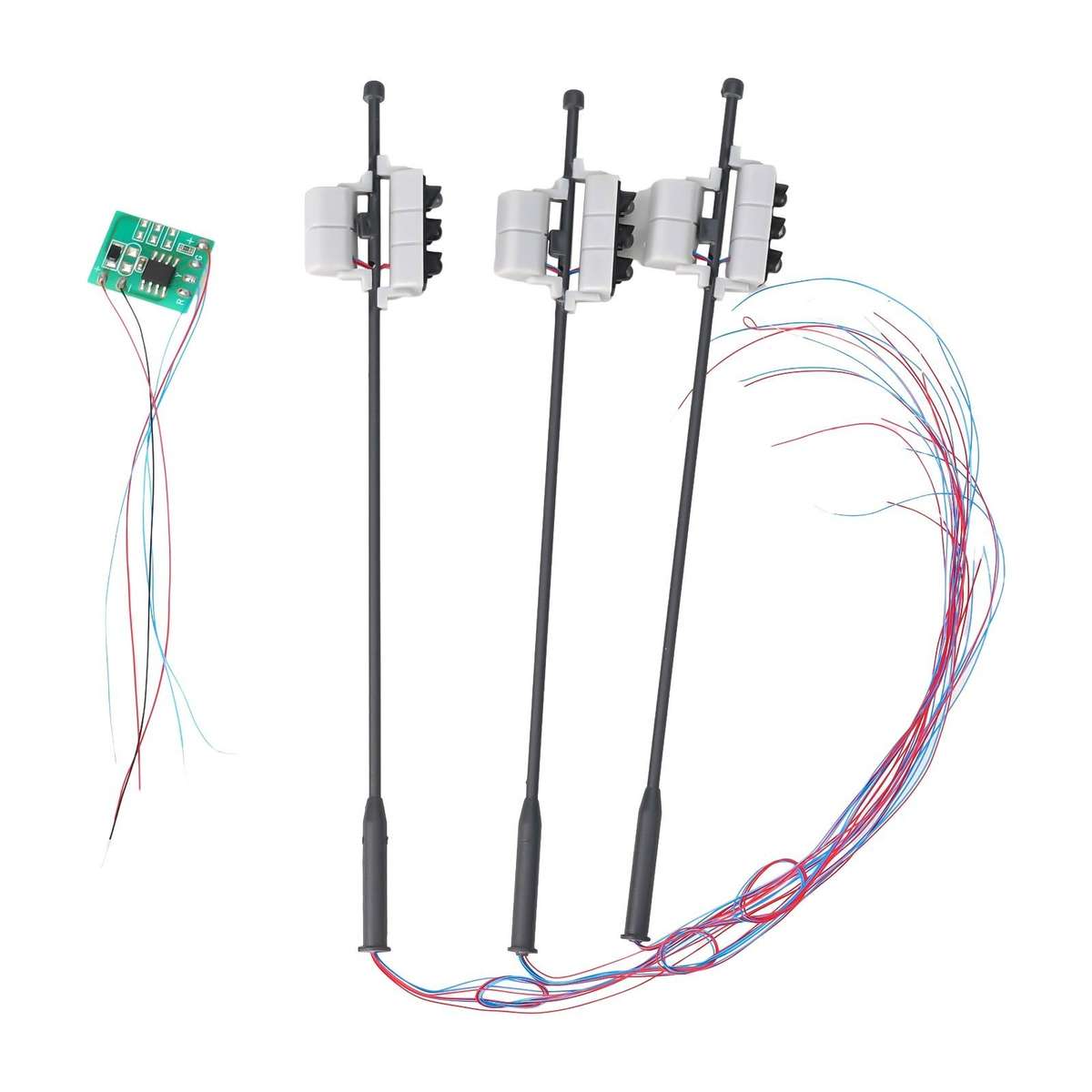 3xGauge G Traffic Lights With Pedestrian Crossings LED Vehicle Light Rail Layout