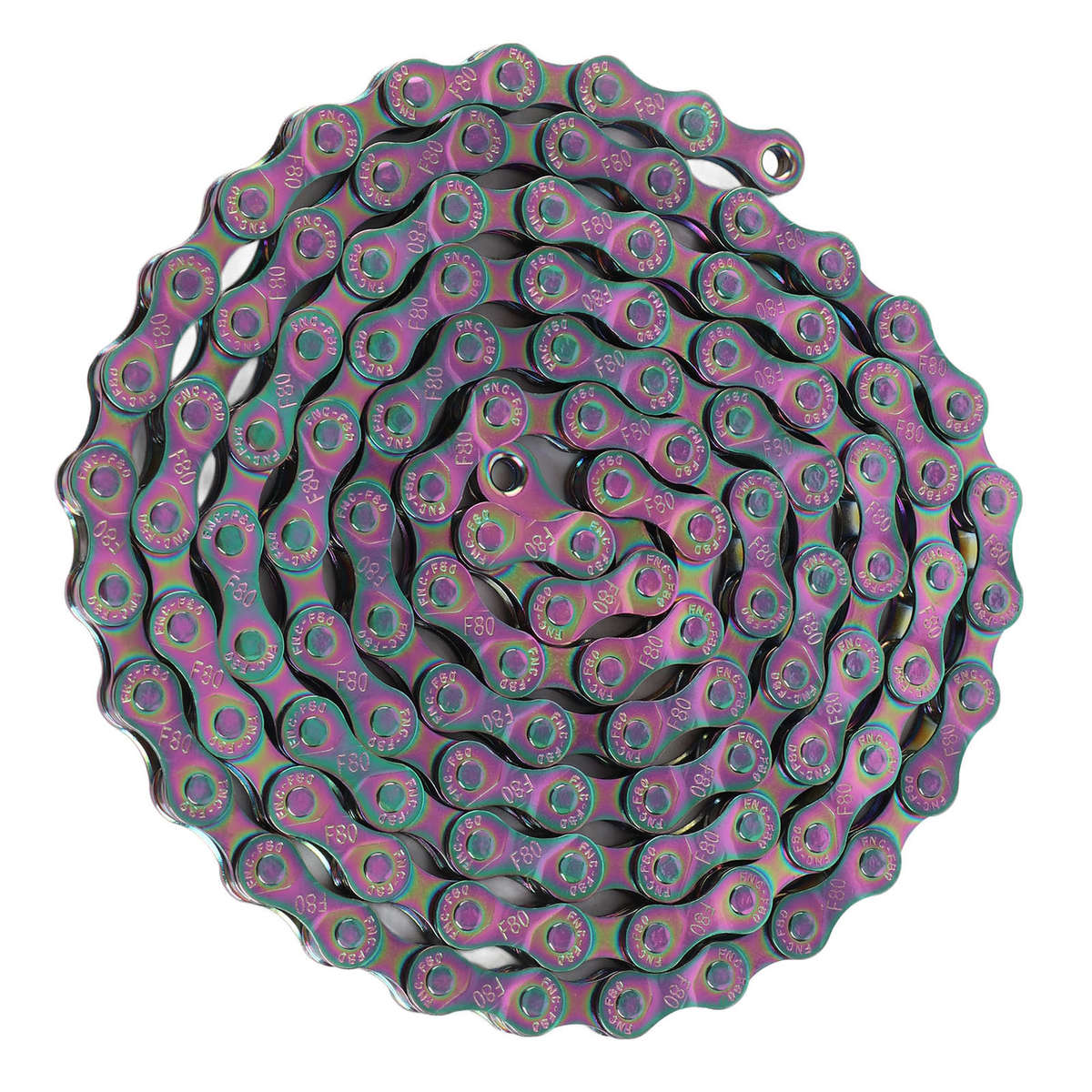 Bike Chain Rust Proof Sensitive Colorful Electroplating 6 7 8 Speed Chain CW