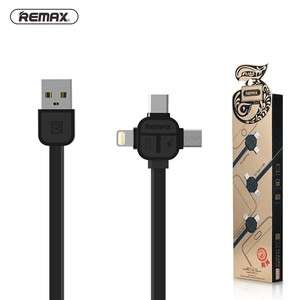 REMAX CABLES 3 IN 1 CABLE REMAX LIGHTNING, TYPE C AND MICRO USB
