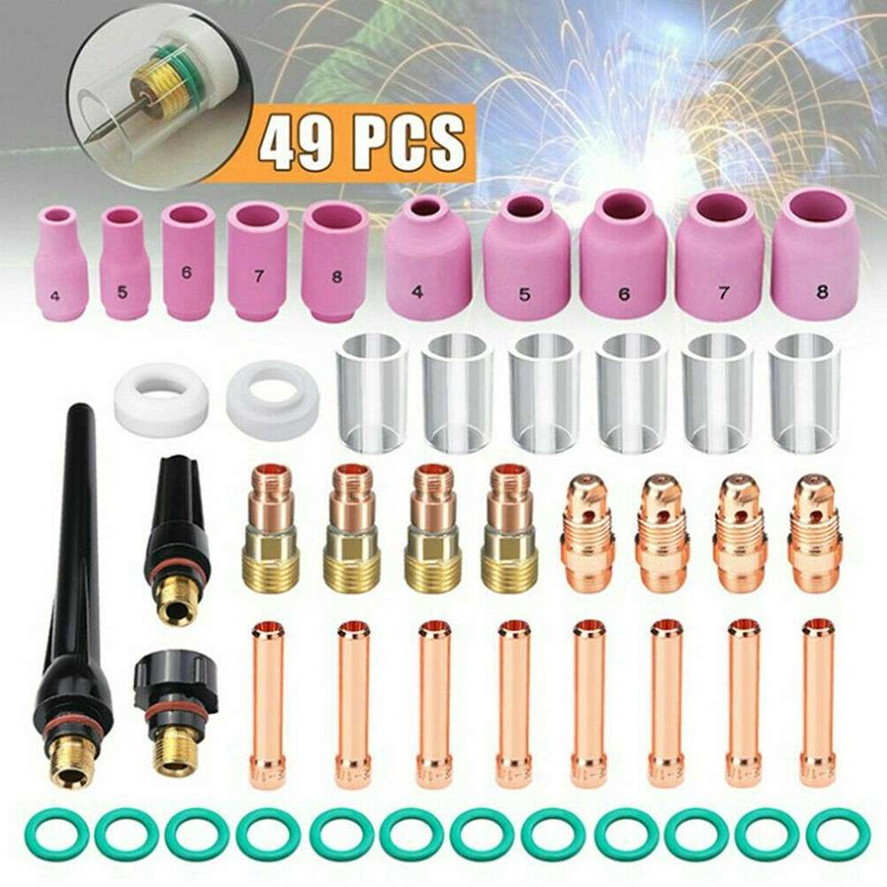 Industrial Welding Torch Accessories TIG Accessories Collets Consumables