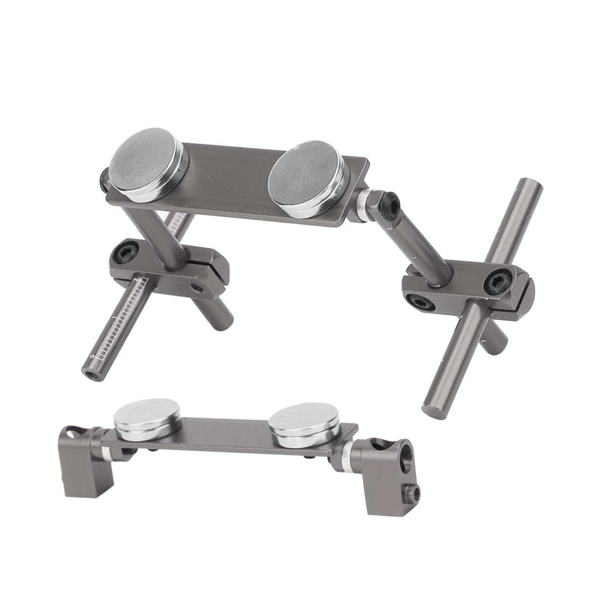 TI Aluminum Magnetic Invisible Body Shell Mount Kit For HSP 1/10 RC RacE CW