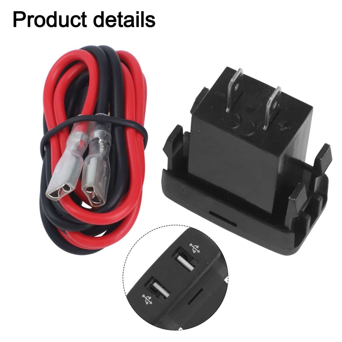 Car Dual USB Phones Charger Parts For Toyota FJ-Cruiser 2007-2014 Accessories