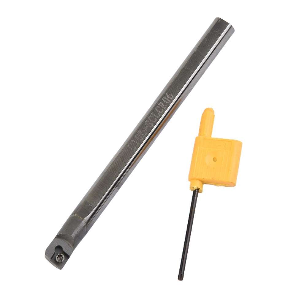 Solid Carbide Lathe Turning Tool Boring Bar Holder T8 C10K-SCLCR06 For-CCMT0602
