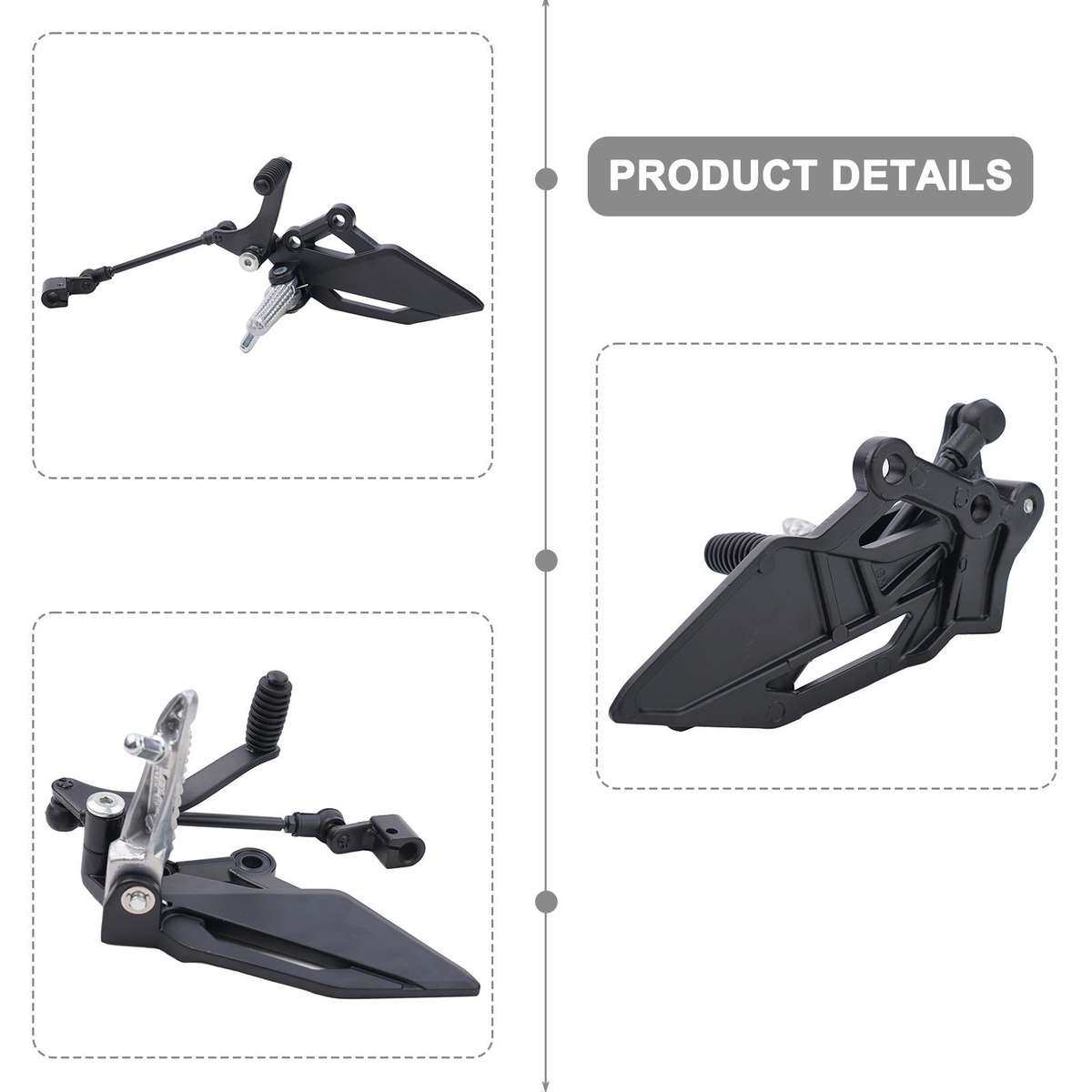 Foot Peg Bracket Brake Pedal Lever/ Assembly For KAWASAKI EX 250R NINJA250 R 300