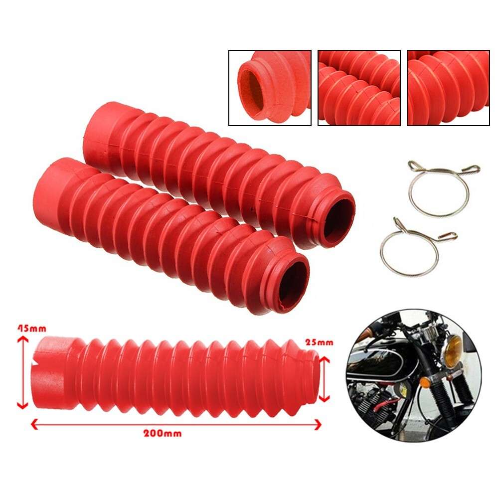 Rubber Front Fork Motorcycle Shock Absorber Dust Cover For XR100R CRF100F