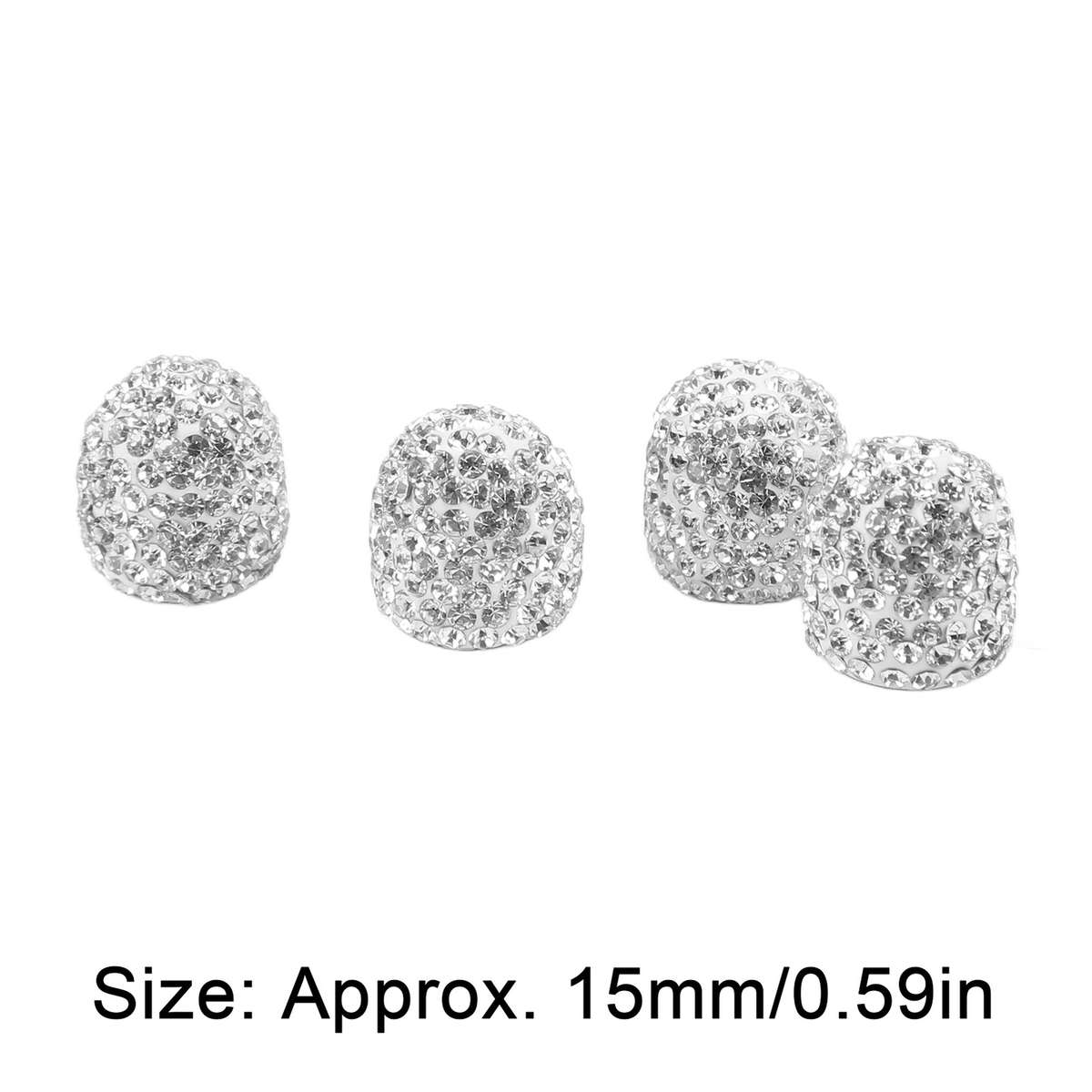 4 Pcs Valve Stem Caps 15mm Stem Air Cover Tire Decoration For Car Moto CHW