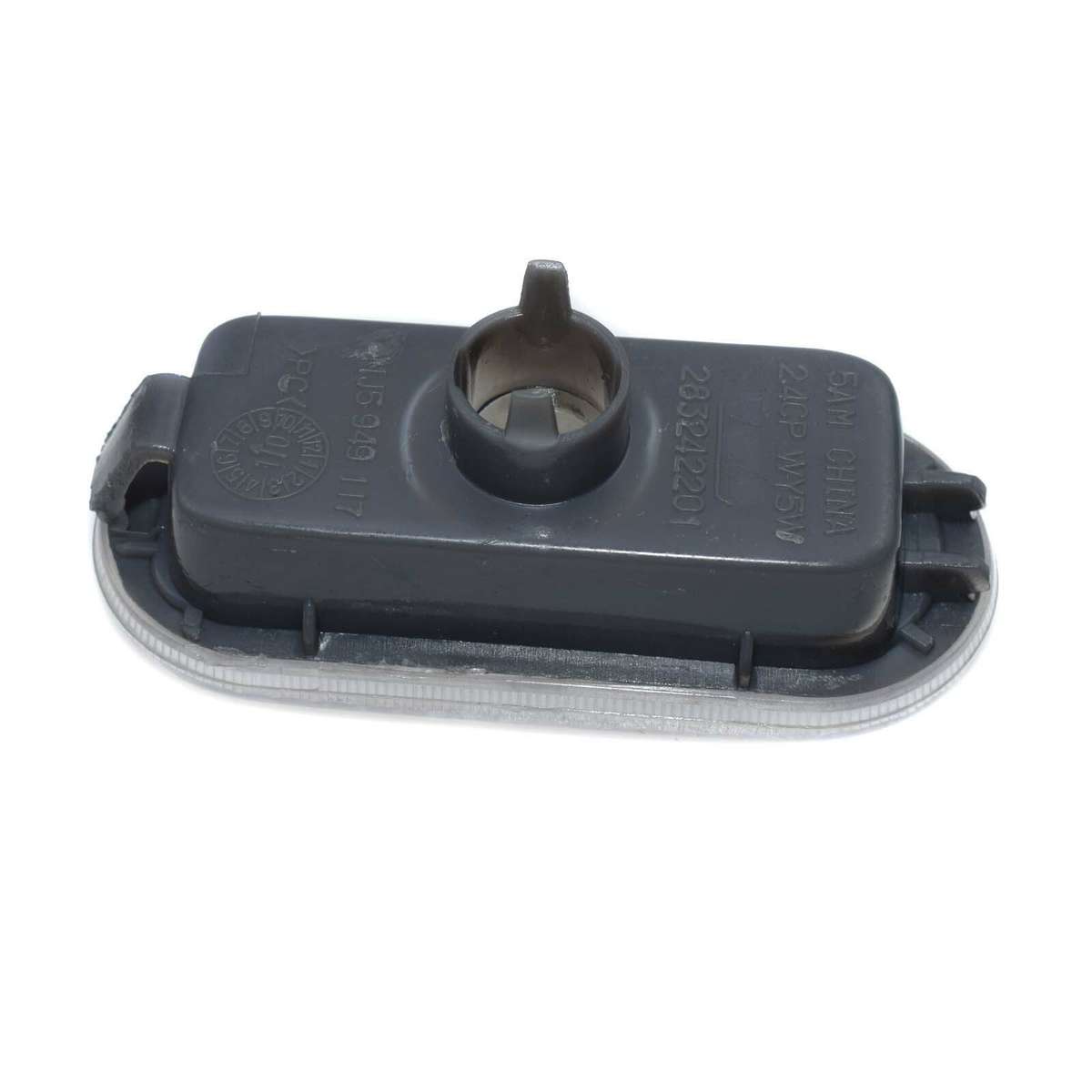 FOR 99-04 VW GOLF JETTA CLEAR LENS SIDE MARKER LAMP HOUSING CAP 1J0949117 1 PC