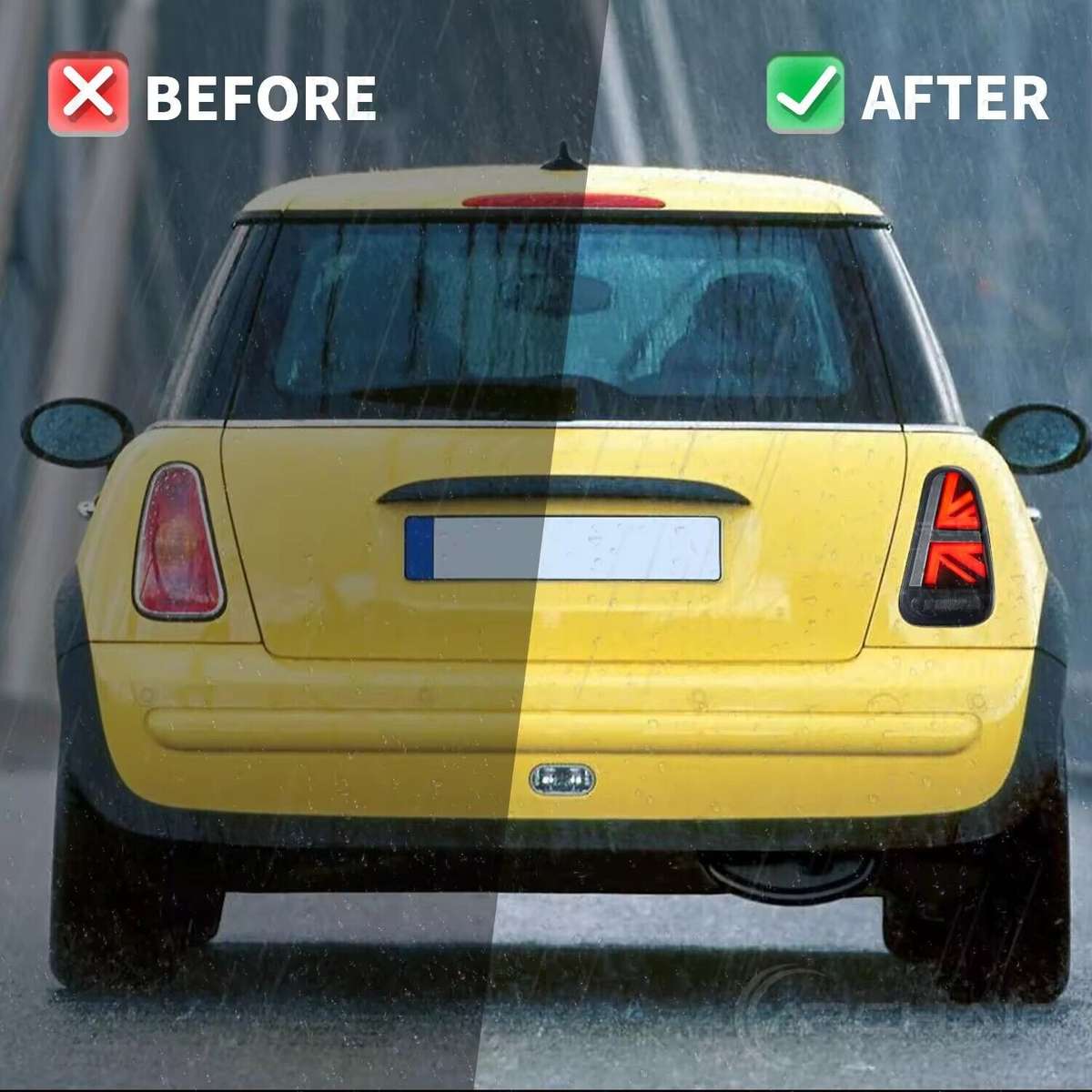 LED Tail Lights Brake Lamps For 2002-2006 BMW Mini Cooper R53 R52 R50 Left+Right