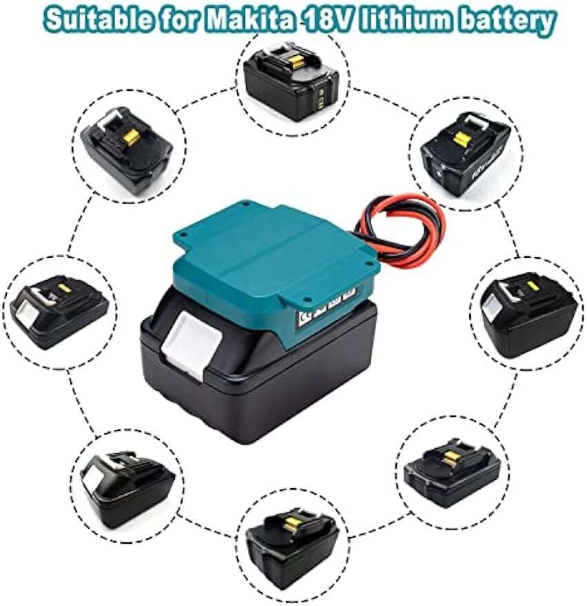DC 18V to 12V For Makita 10A 120W Step Down Voltage Converter Battery Regulator