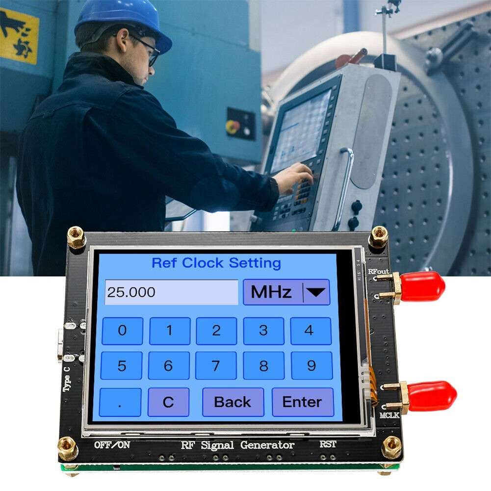 ADF4351 35M 4 4G Touch Screen RF Signal Generator With PLL Sweep Function