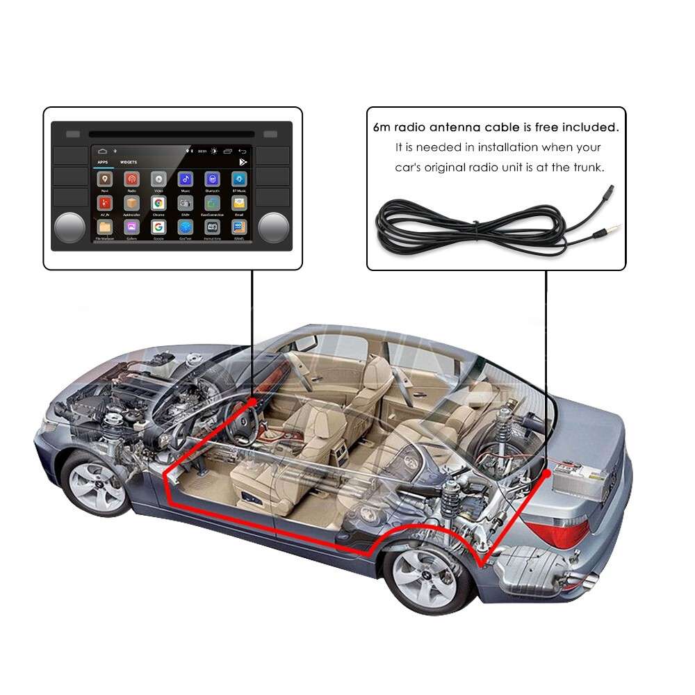 For BMW E53 X5 E39 Car Stereo WiFi 7" Android 12 Radio GPS Navigation BT CarPlay