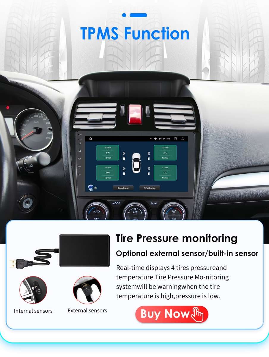 For Subaru Forester MK4 Impreza 2013 2014 CarPlay Android Car Stereo Radio 2+32G