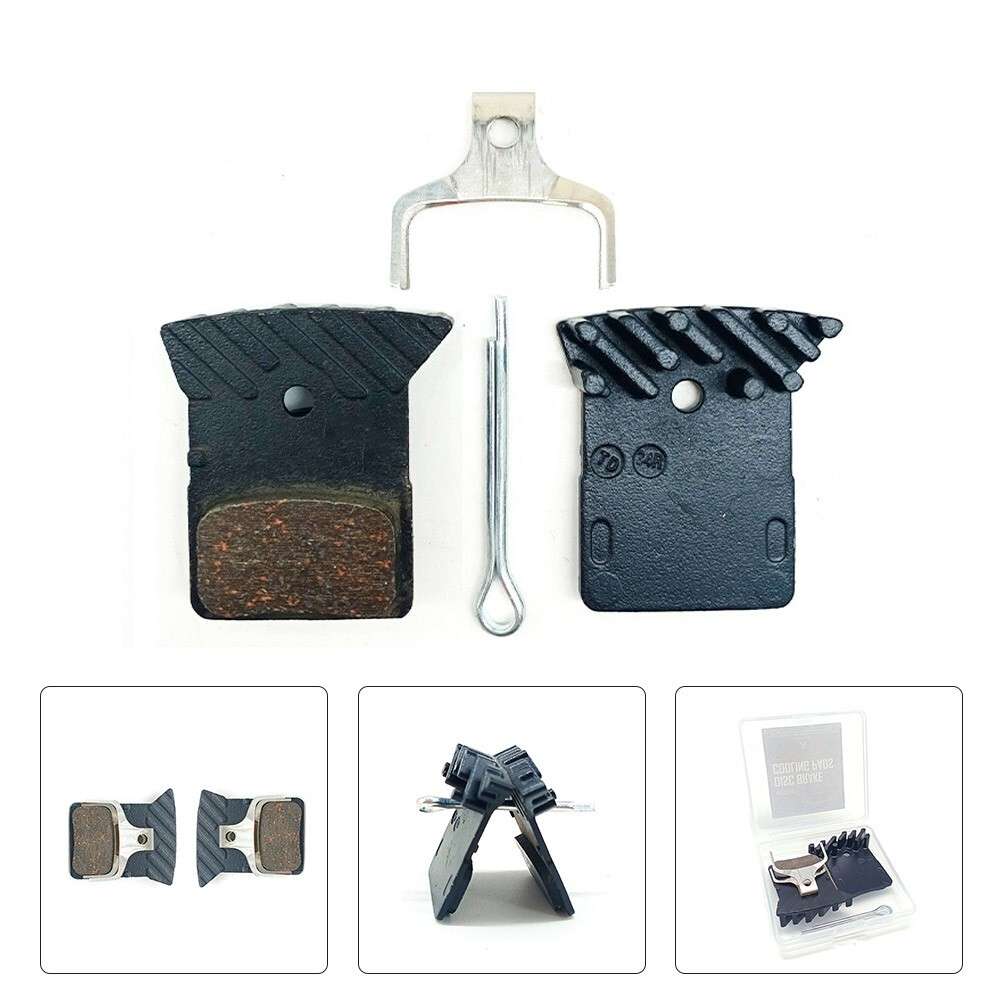 MTB Resin Cooling Fin Ice Tech Disc Brake Pads For-shimano BR-RS805 BR-RS505