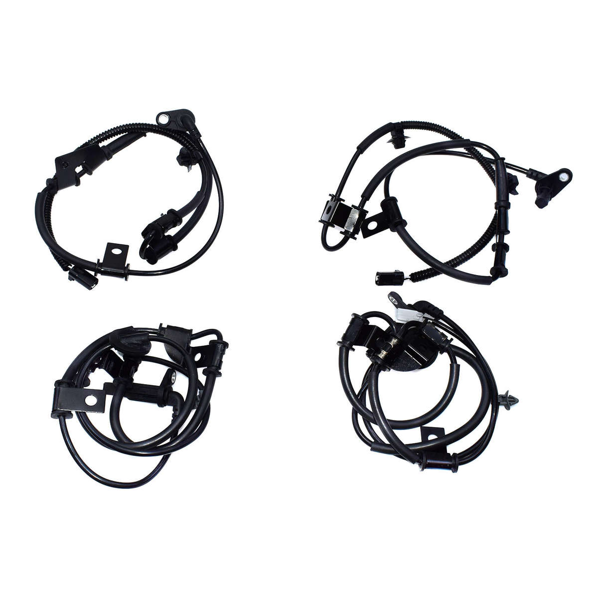 Fit 05-09 Hyundai Tucson ABS Wheel Speed Sensor Front & Rear Set 4pcs 956702E300