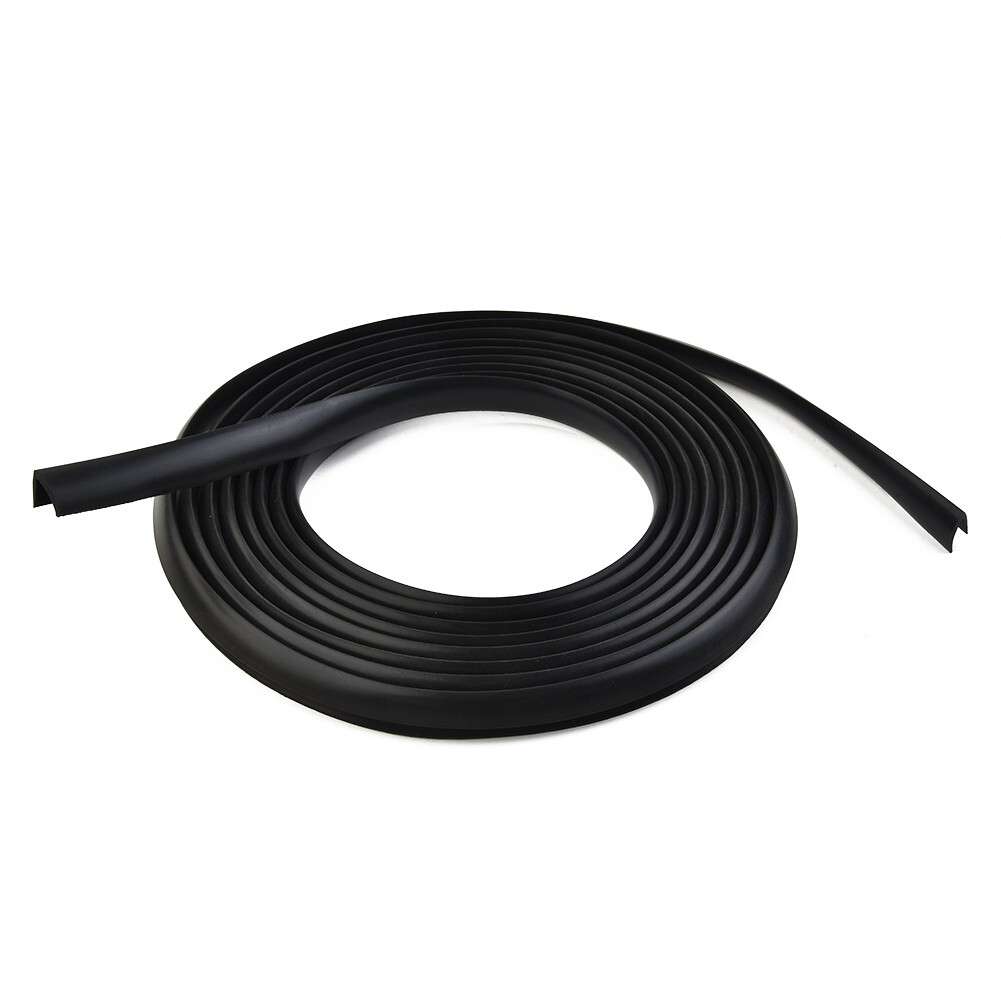 4m V-Type Car Seal Strip For Auto Car Side Glass Rubber Black Parts
