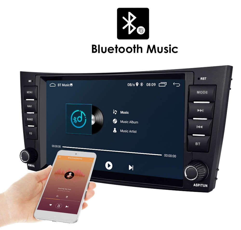 For Mercedes-Benz E-W211 8" Android 12 Car Stereo CarPlay GPS Radio Headunit RDS