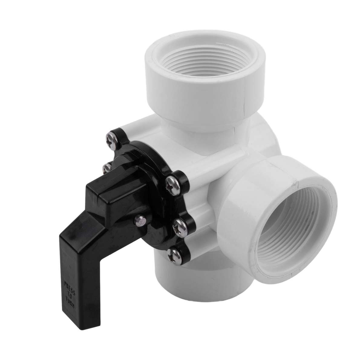 Swimming Pool Hoses Connection Air Beds Air Pumps 3-way Valve 4pcs/set Plastic