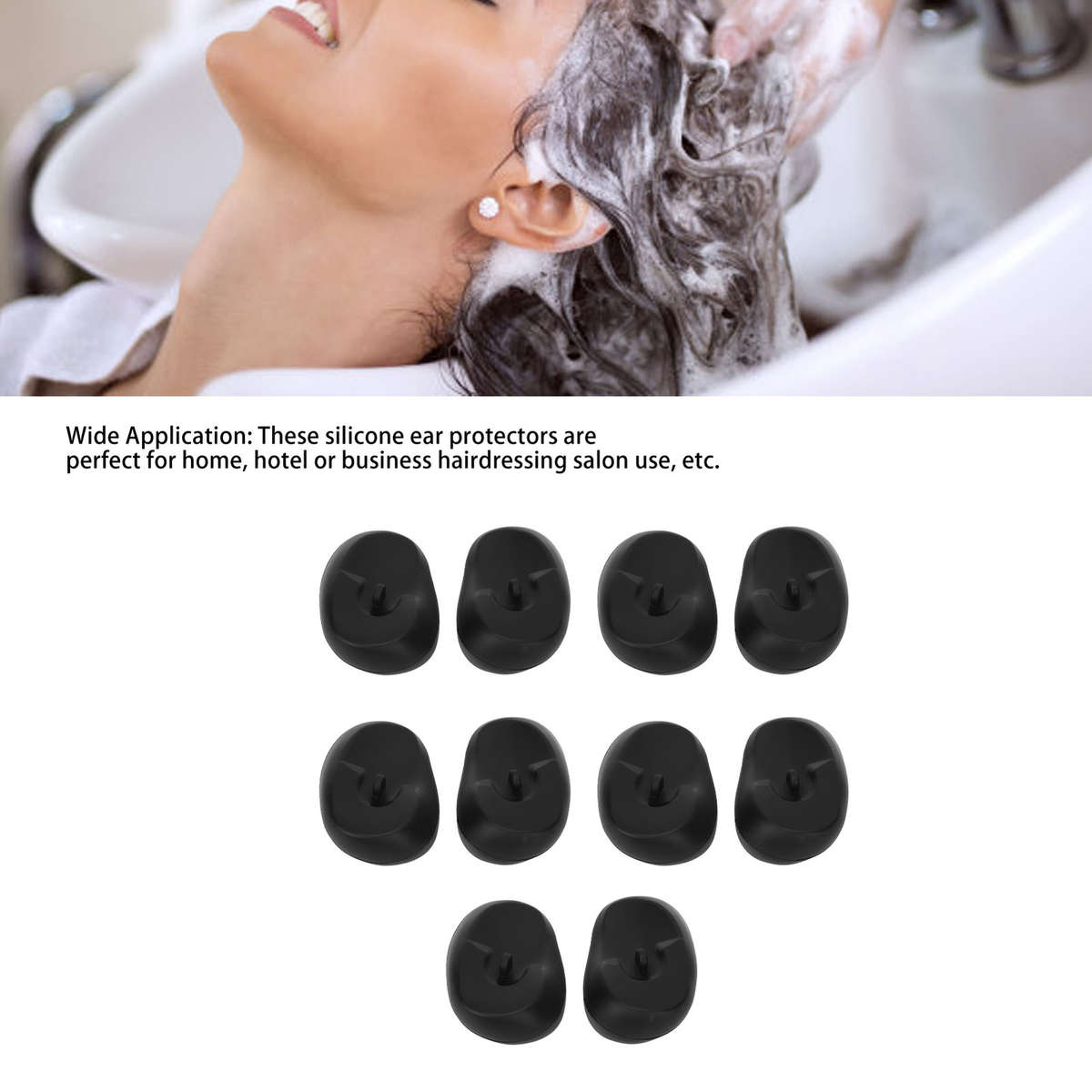 10Pcs Ear Cover Silicone Light Weight Ear Protection Silicone CHW