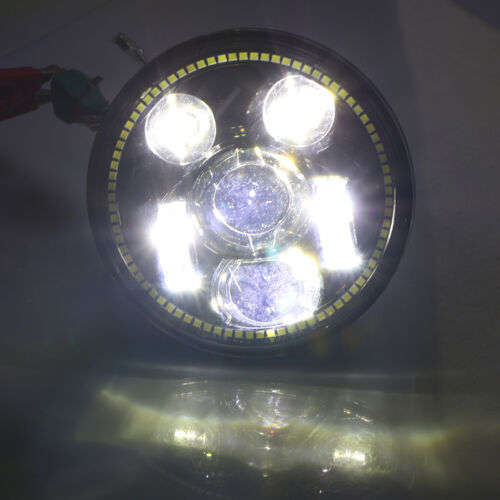 5 3/4inch LED Headlight with Halo DRL for Motorcycle Indian Scout 60 Bobber