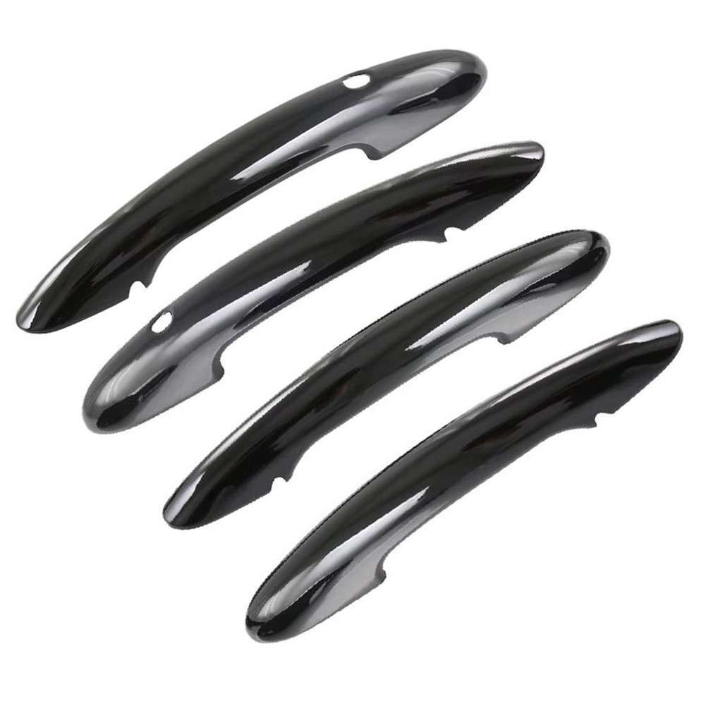 4 Piece Set Door Handle Covers For MINI For Cooper F55 F60 Gloss-Black