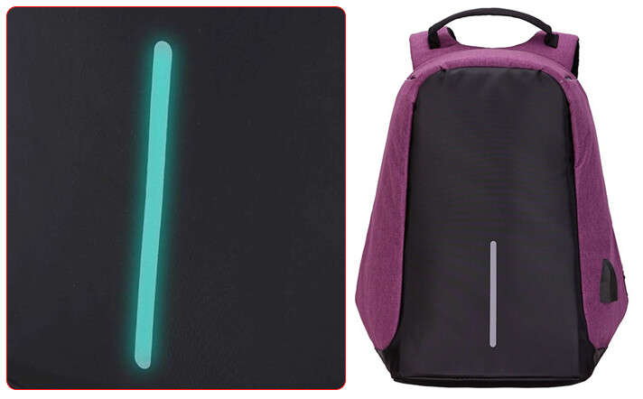 Unisex Anti-Theft Backpack USB Charging Port Laptop Travel Bag Rucksack School