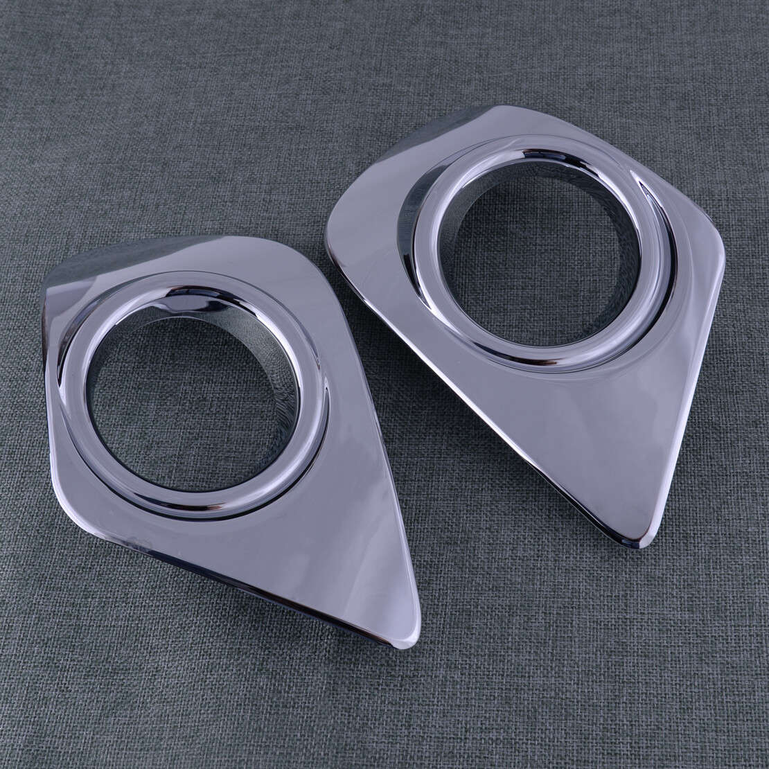 1Pair Chrome Fog Light Cover Trim Molding Fit for Dodge Journey ABS