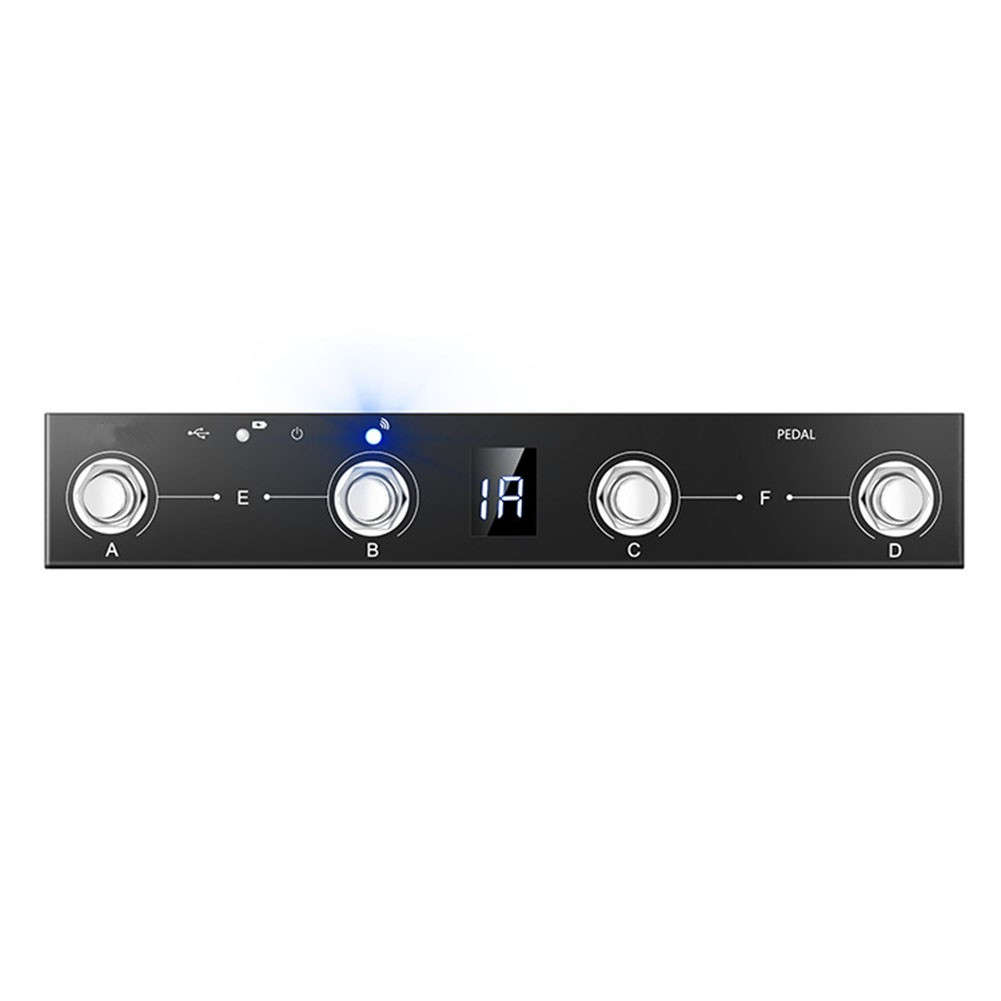 Portable Chocolate For MIDI Footswitch Controller Rechargeable 4Buttons Pedal