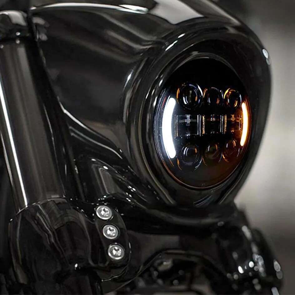 For Yamaha Virago 250 750 535 1100 Vmax 1200 5.75" LED Headlight Projector Hi/Lo