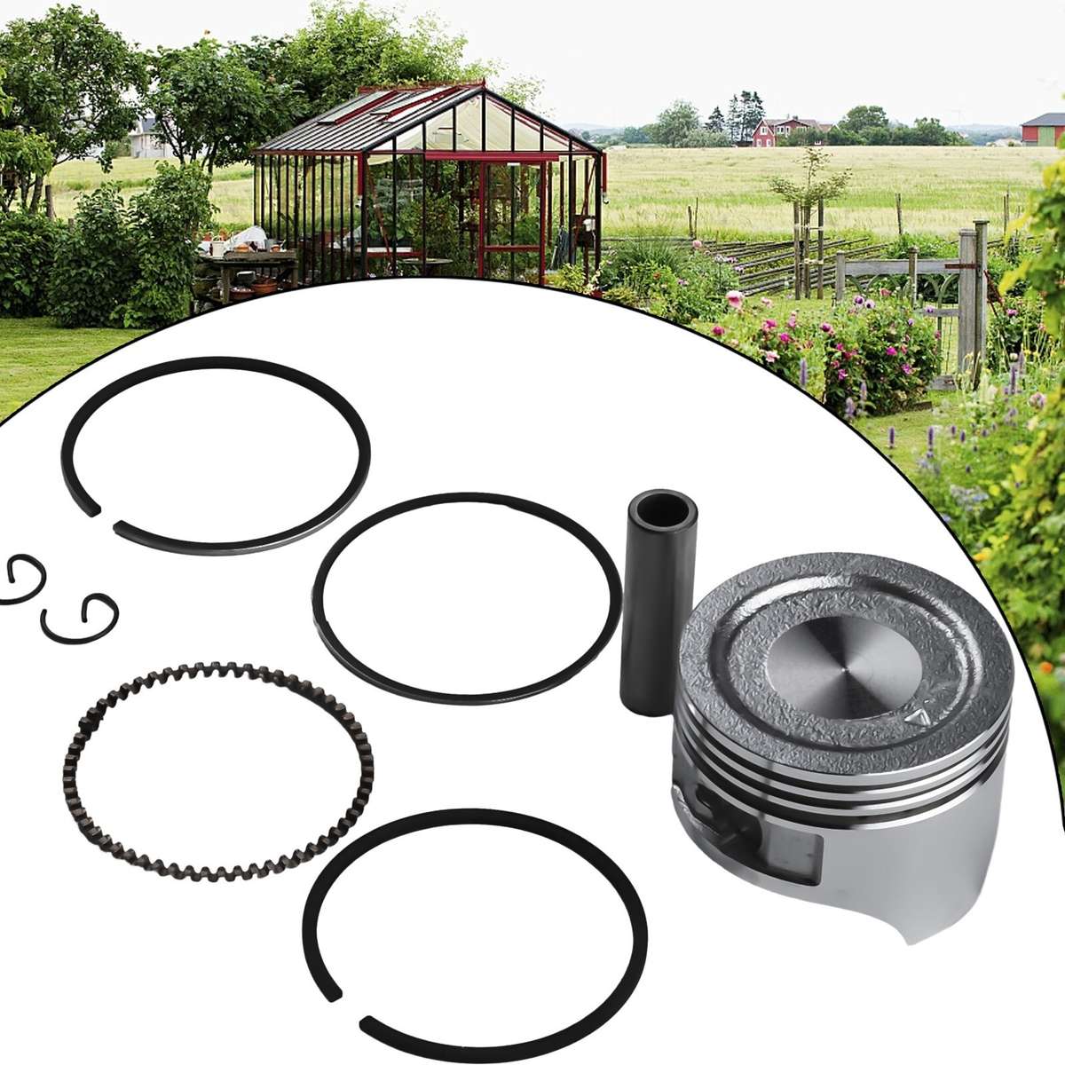 Piston & Rings Standard For HONDA for GX120 Engines (60mm Bore) 13101-ZH7-010