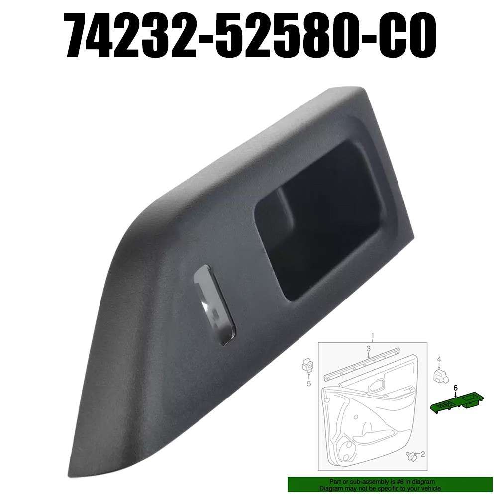 ABS Front Left Door Switch Panel For Toyota For Yaris 2012-14 Vehicles