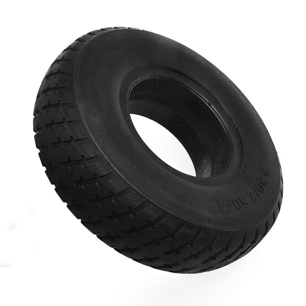 2.80/2.50-4 Black Solid Mobility Scooter Solid Tyre Electric Wheelchair Tires