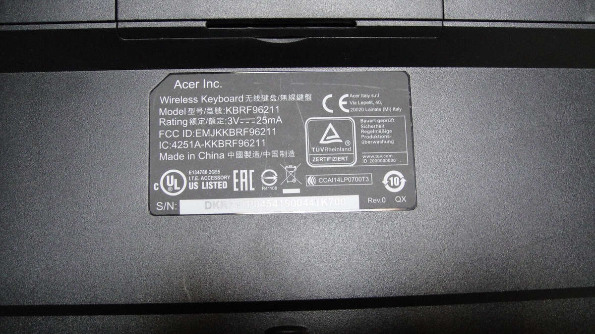Acer Wireless Keyboard