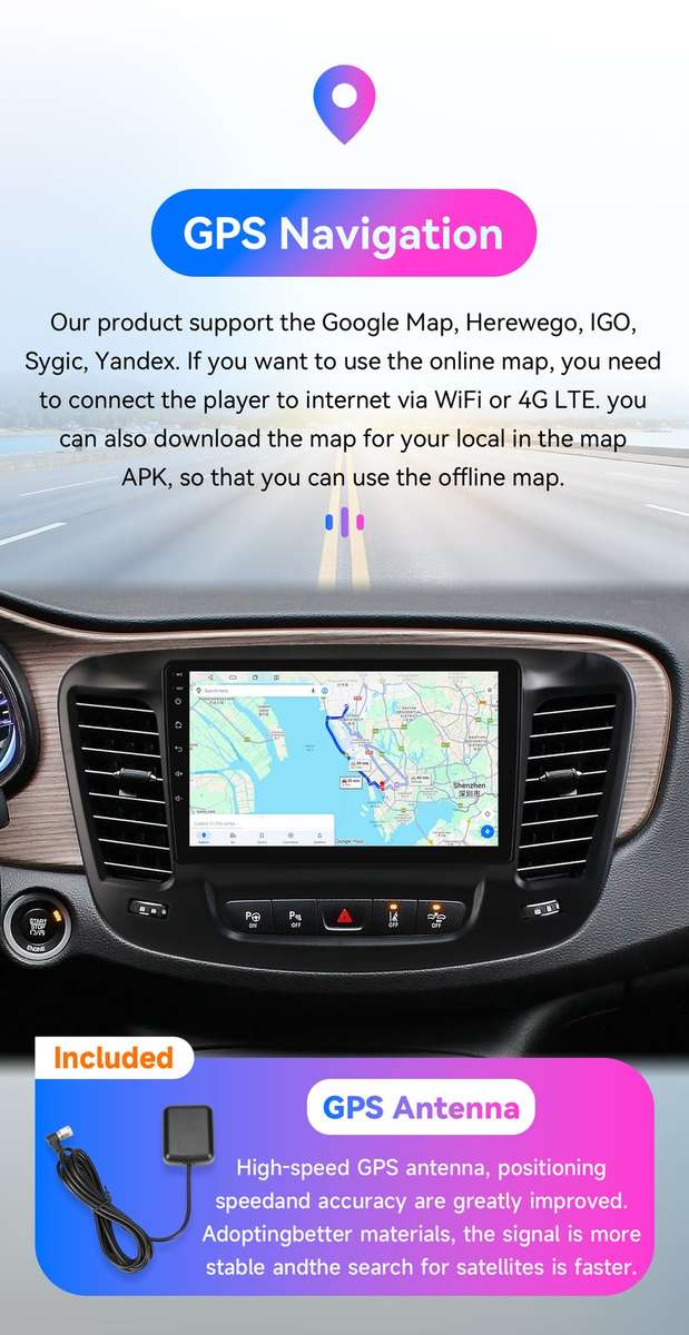 4+64GB Android 14 Carplay Stereo Radio GPS 8Core For 2015-2019 Chrysler 200 200C