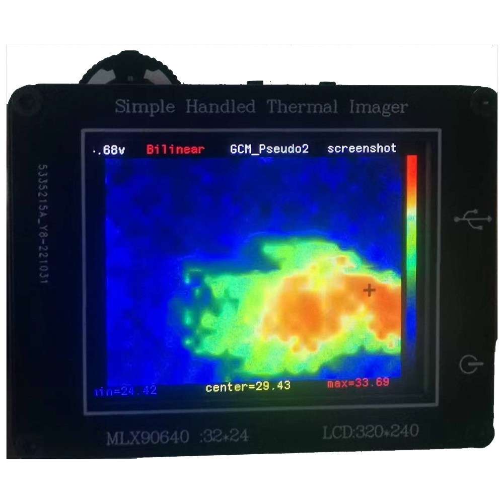 Advanced Simple Handheld Thermal Imaging Camera With 16MB U Disk Capacity