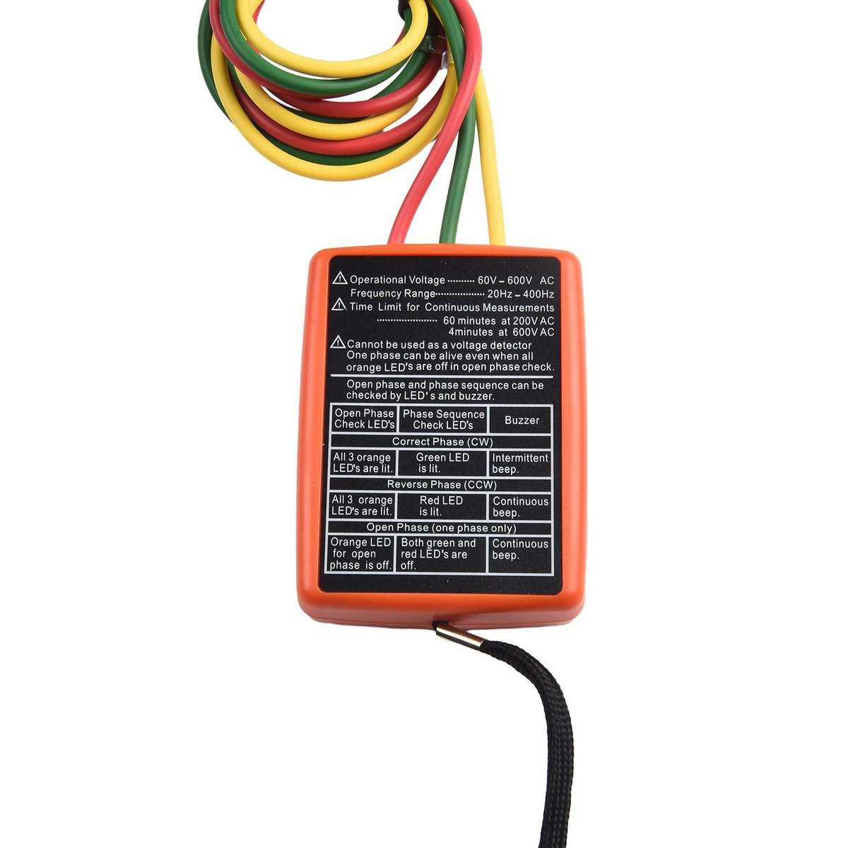 Efficient SM852B 3 Phase Sequ Ence Tester For Phase Rotation-Detection