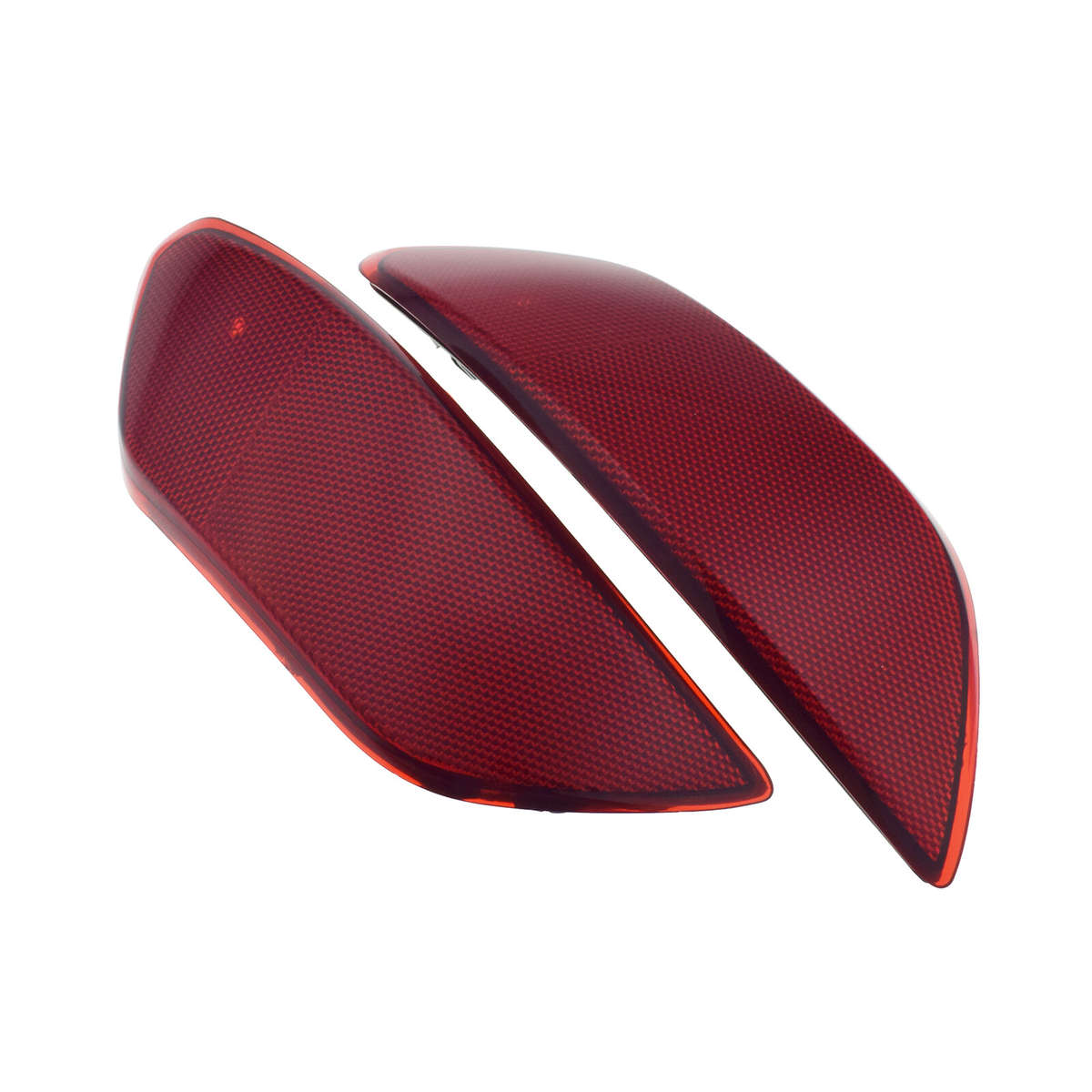 Rear Left Right Bumper Trim Reflector Red For Porsche Cayenne 11-14 95863110500