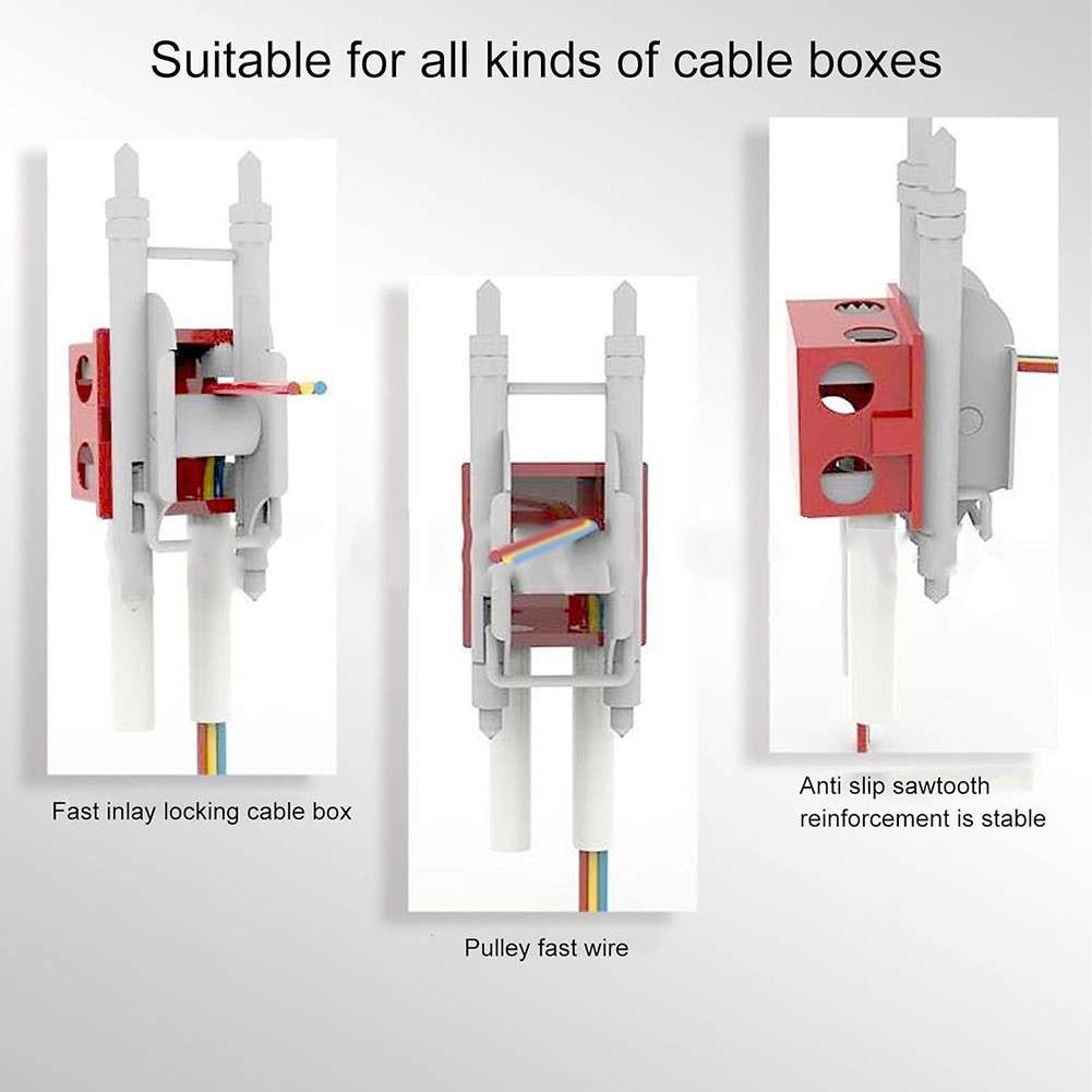 Cable Box Puller Relieve Fatigue Cable Threading Assistant Cable Puller