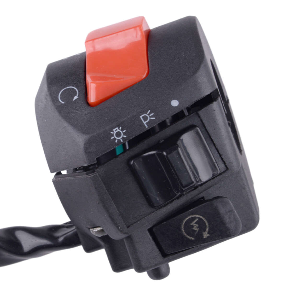 2x 7/8"Motorcycle Handlebar Horn Button Turn Signal Switch Control Headlight az