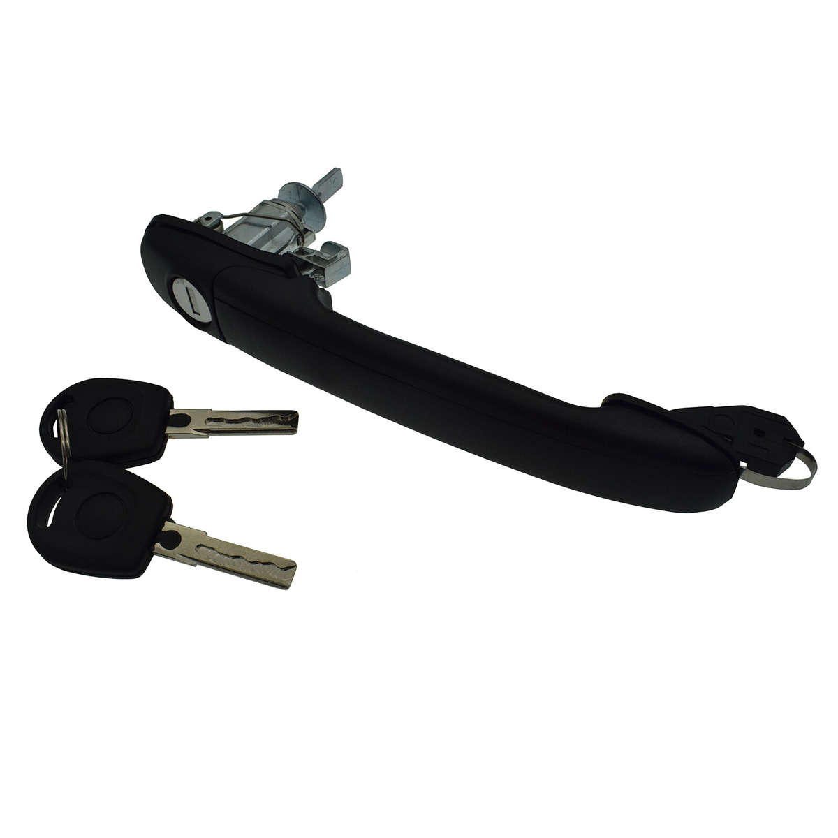 Front L+ R Outside Door Handle W/Lock Barrel 6K0837205 For VW Sharan Ford Galaxy